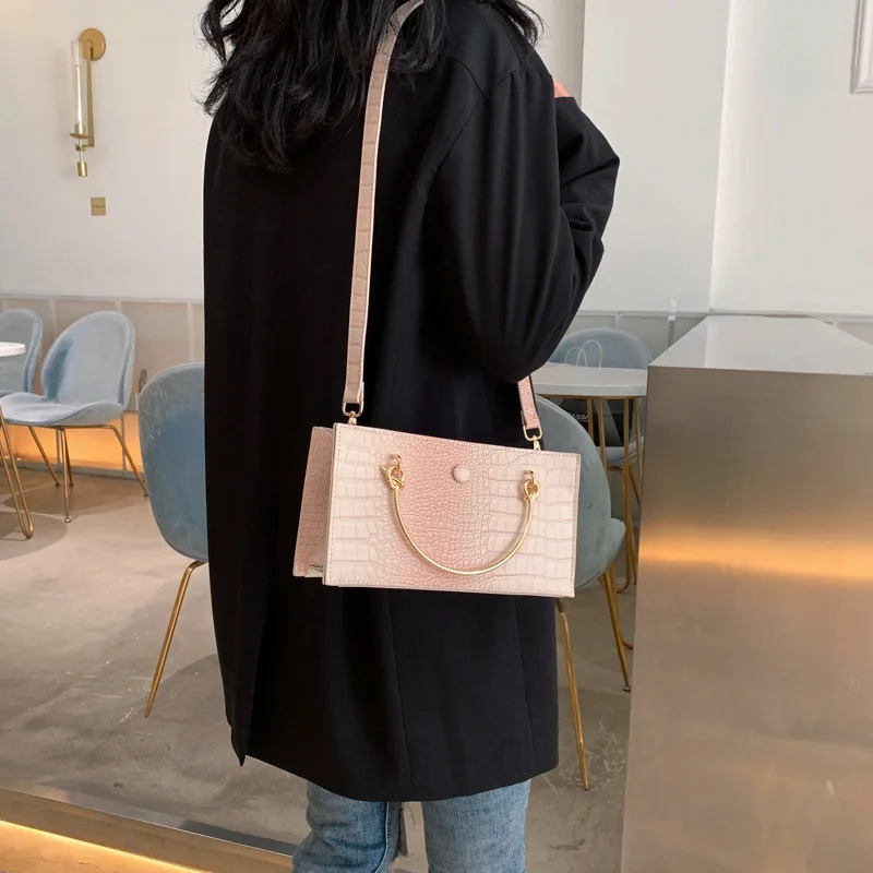 Youda оригинальный дизайн крокодиловый узор Женская классическая сумка через