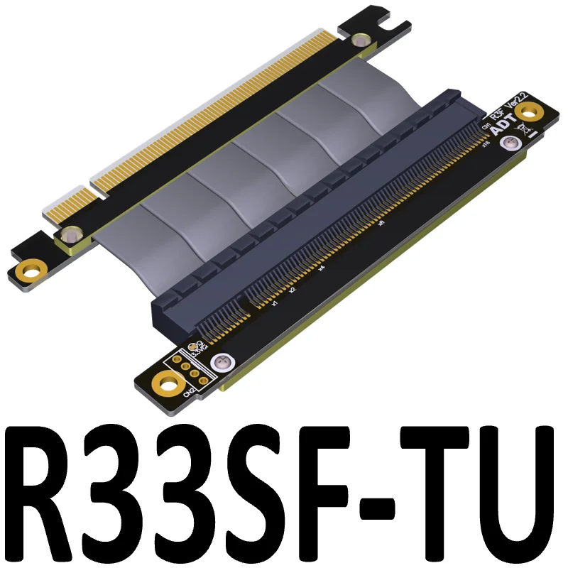 Удлинительный кабель PCIe 3 0 16x к разъему X16 угловой удлинитель для материнской