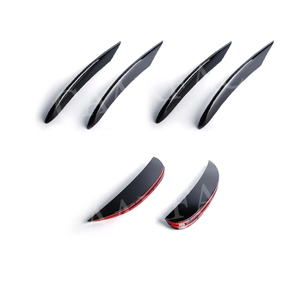 6 шт. передние противотуманные светильник крышка планки полоски для Benz C Class W205 C205