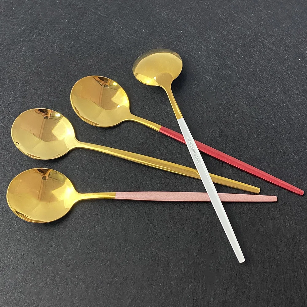 4 шт. столовые приборы из нержавеющей стали|Наборы столовых приборов| |