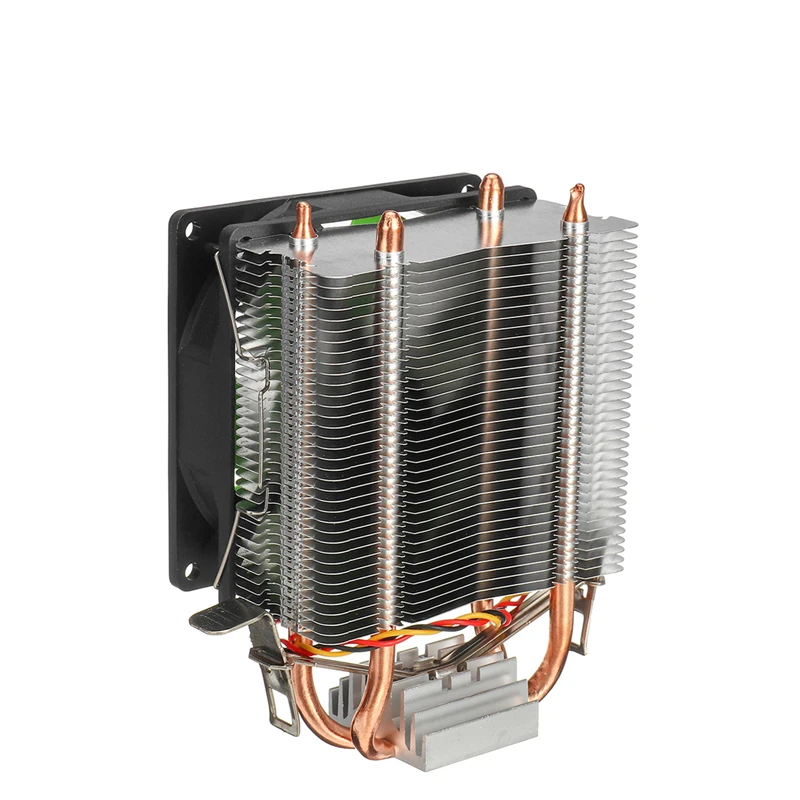 Светодиодный охлаждающий вентилятор для ЦП RGB 2 тепловые трубы 12 В Радиатор Intel LAG