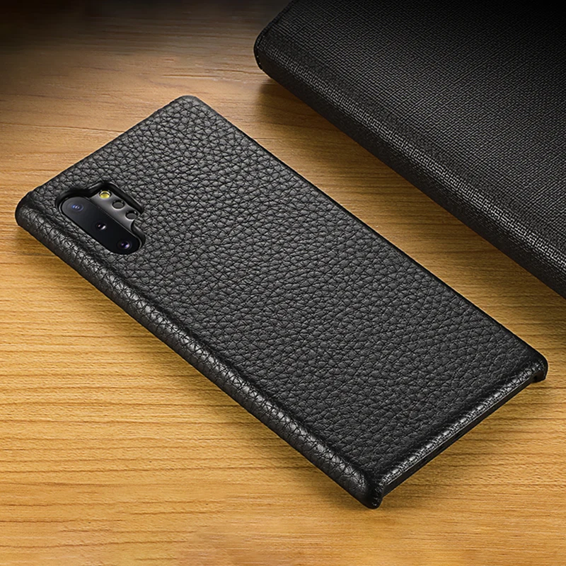 Чехол из натуральной воловьей кожи для samsung A70 A40 S9 S10 Note 10 S6 S7 edge Plus|Бамперы| |