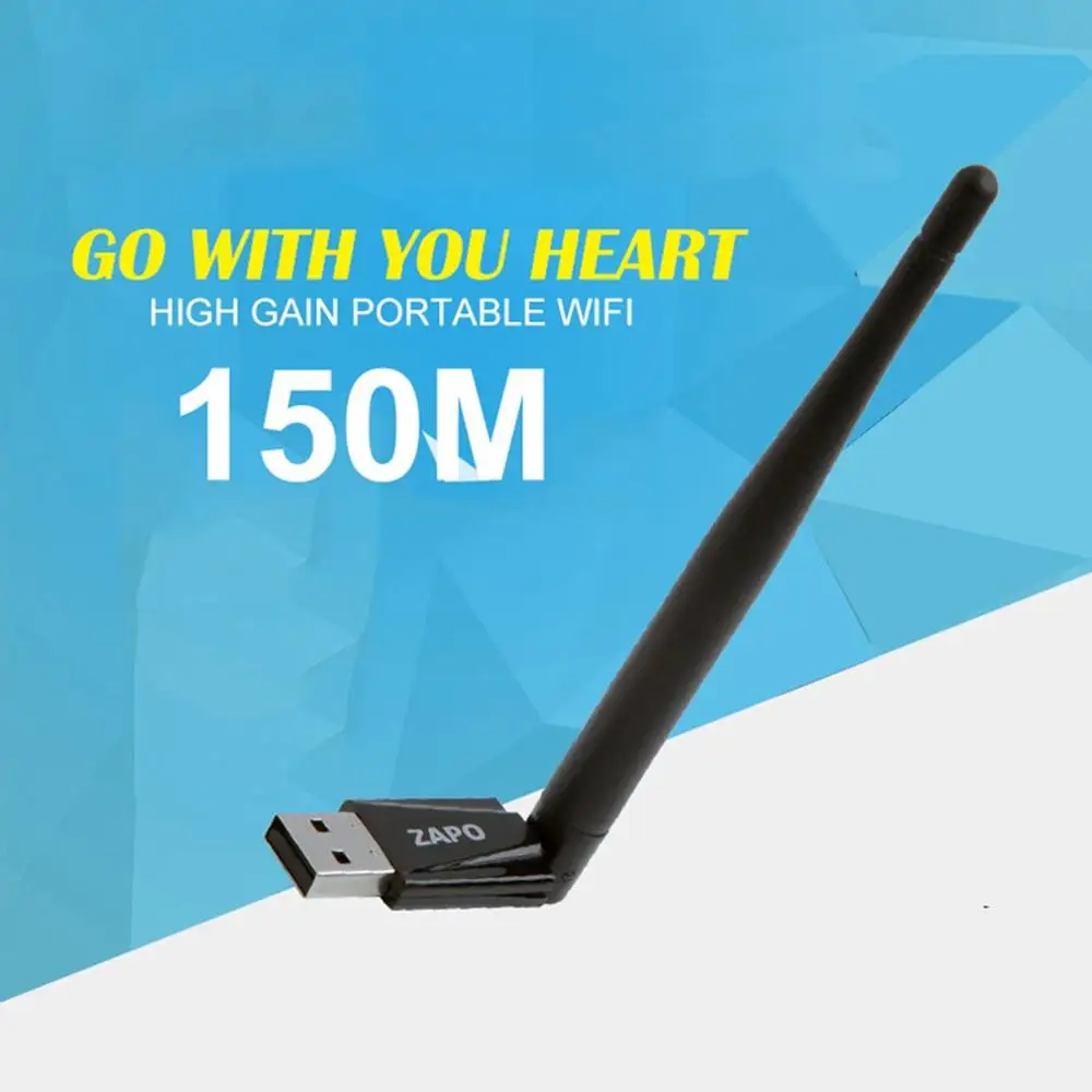 2 4 ГГц Wi Fi USB адаптер 150 Мбит/с беспроводная сетевая карта 802 11 b/g/n ЛВС приемник со
