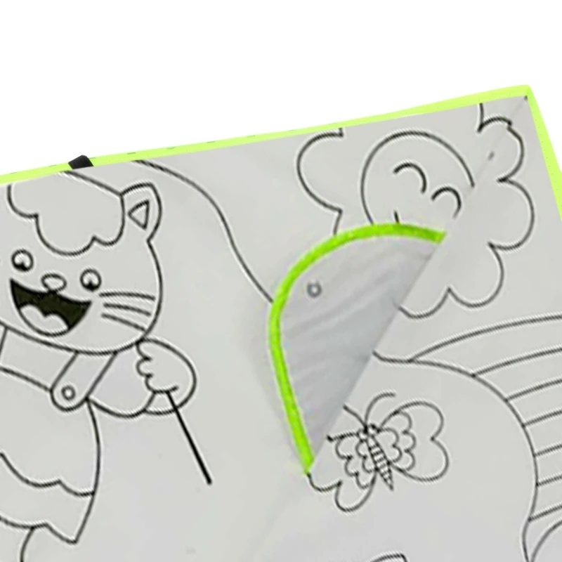 

New DIY Painting Kite With Pigment Kite For Kids Children Flying Outdoor Toy