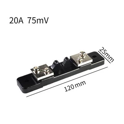 20A 75MV 1 шт. FL-2 10/15/20/30/40/5060/75/100/150/200/250/300/400A 75MV DC Токовый Шунт резисторная панель для цифровой амперметр измерительный прибор класс омметра 0 Токовый Шунт резистор - Цвет: 20A 75MV