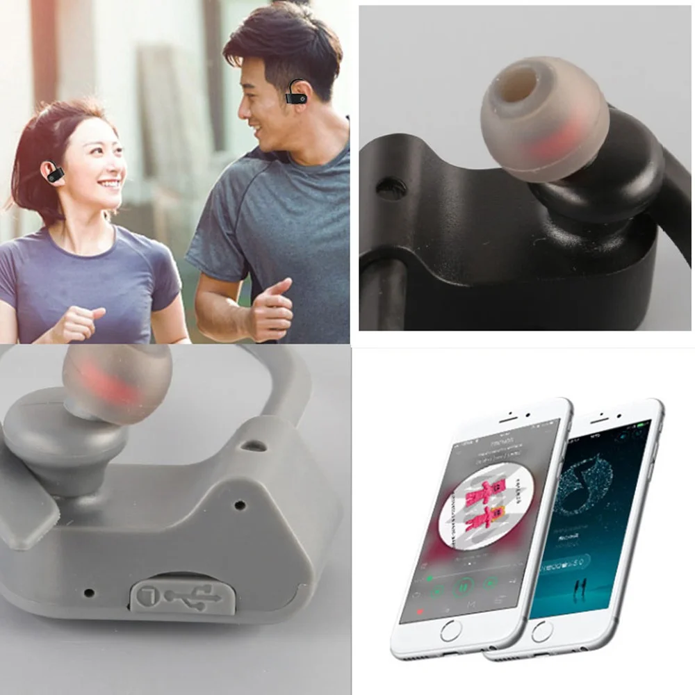 W3 Bluetooth наушники спортивные беспроводные гарнитура 5 0 стерео бас с микрофоном для