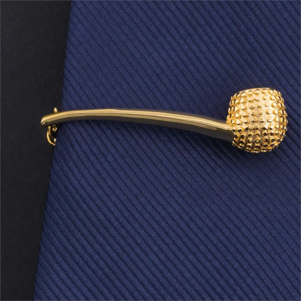 Hi-Tie fashion Metal Men Tie Clip Gentlemen Classy Crystal Bar Clasp Pin Crocodile Designer Wedding Jewelry | Аксессуары для