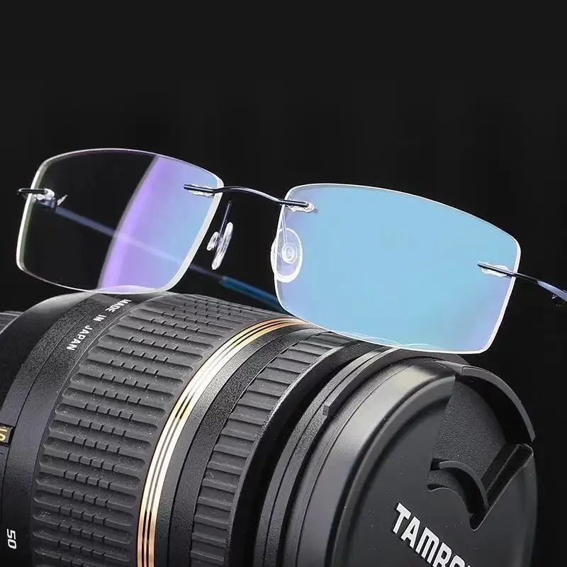 Мужские и женские очки без оправы WEARKAPER для чтения с оптической оправой 1 75 2