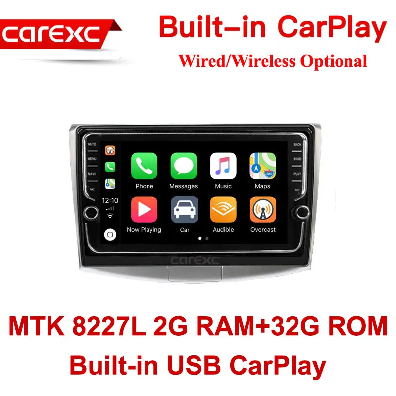 MTK 32G ROM Wired CarExc Автомагнитола Android 9,0 автомобильный Muiltmedia плеер для VW/Volkswagen/Magotan/CC/Passat B6 B7 головное устройство встроенный CarPlay с gps-навигацией без DVD - Цвет: MTK 32G ROM Wired