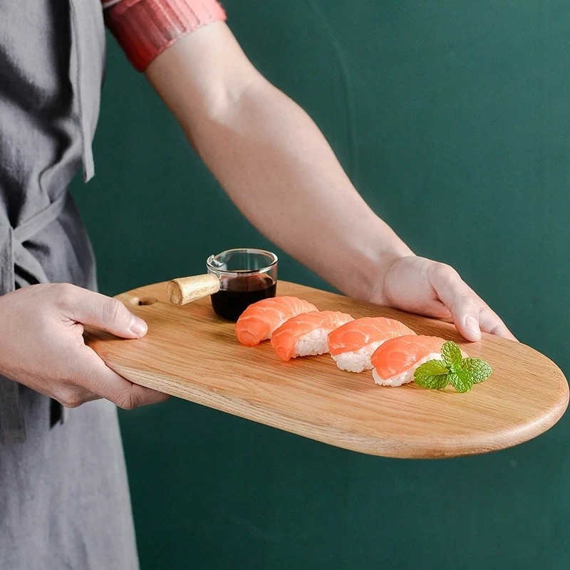 

Cutting BoardJapanese-style Rectangle Whole Wood Kitchen Solid Wooden Fruit Board Bread steak cutting Trays Chopping