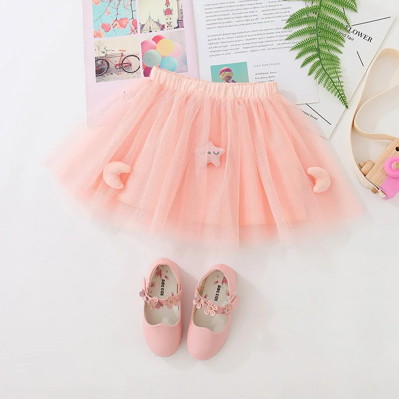 

Girls Mesh Mini Skirt Baby Skirt for Girls Summer Princess Toddler Girl Clothes Children Tutu Dancing Skirts