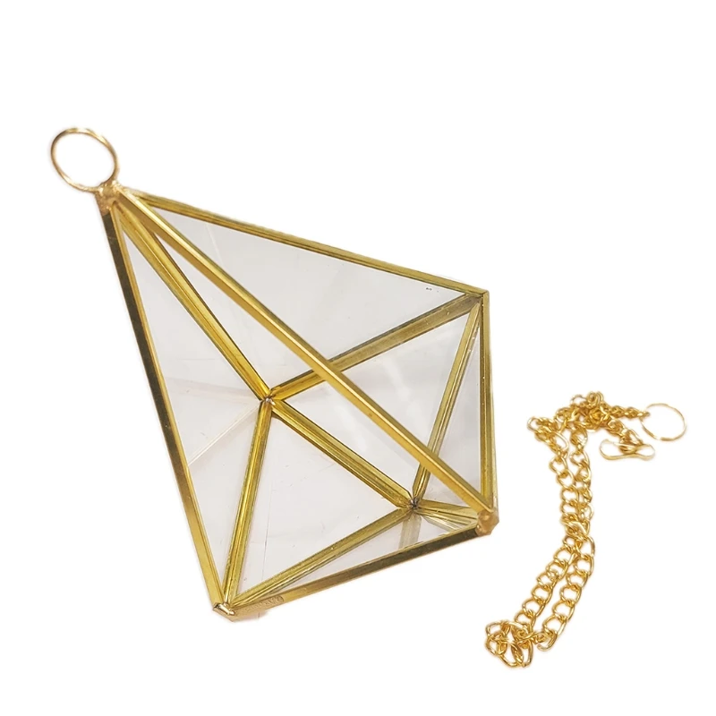 

Wall Hanging Geometric Terrarium Modern Indoor Opening Polyhedron Pot Containers J78F