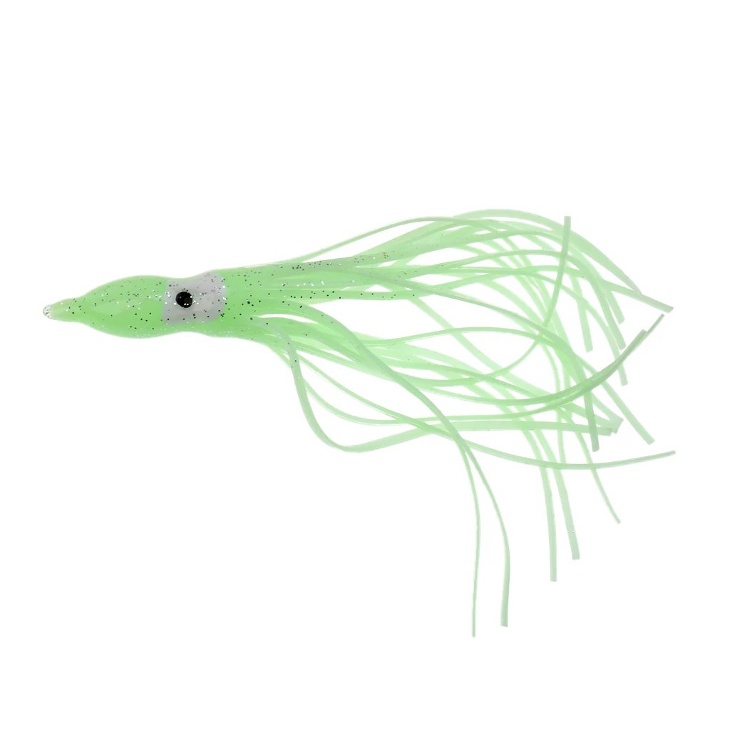 

3Pcs/set Luminous Squid Skirt Soft Lures Bait Trolling Octopus Lure