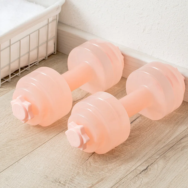 

Mini-Portable Dumbbell Female Plastic Water Irrigation Fitness Body Yoga Fitness Equipment 1kg