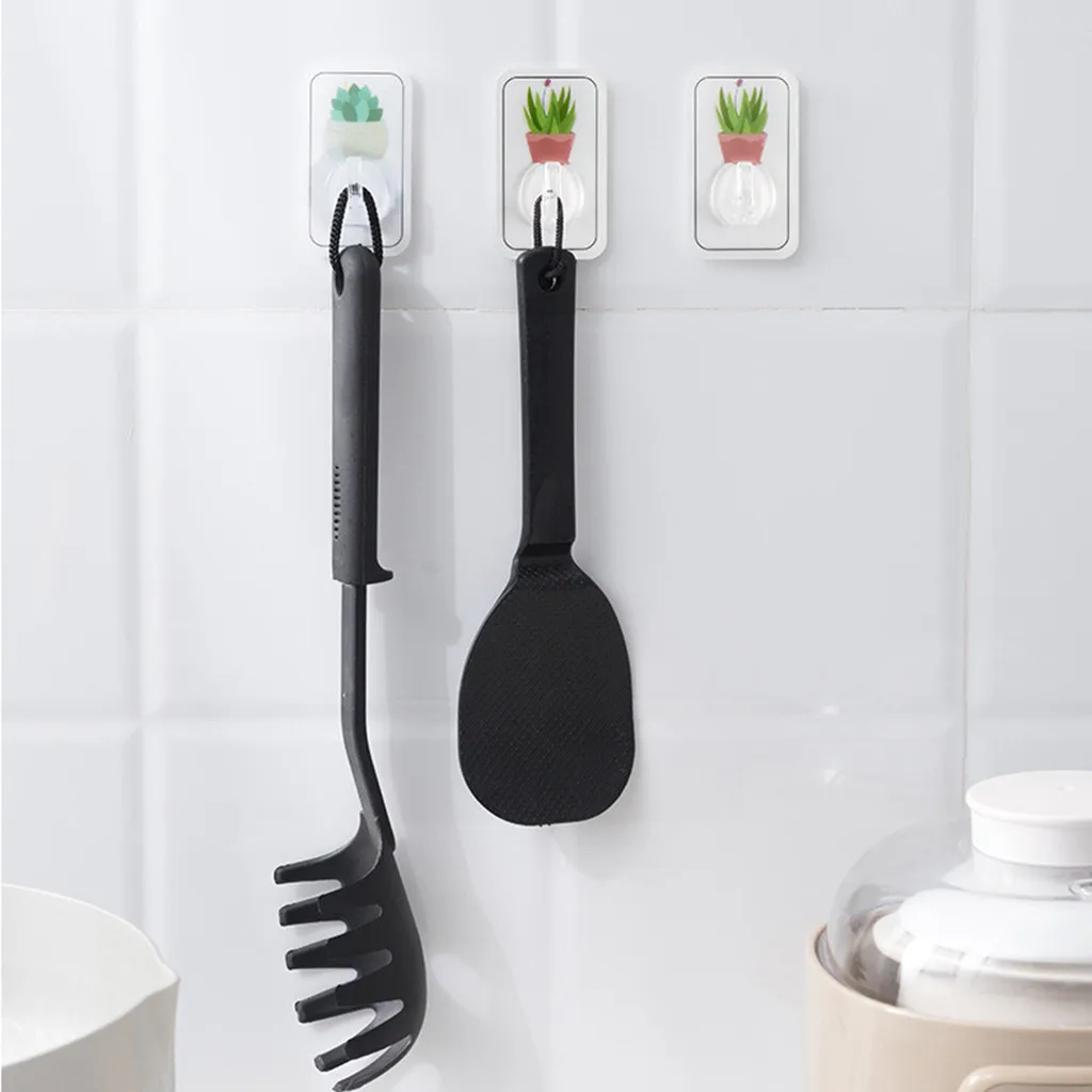 3 шт. ботанический сад крюк Не оставляющий следов надежный дизайн Липкий вешалка