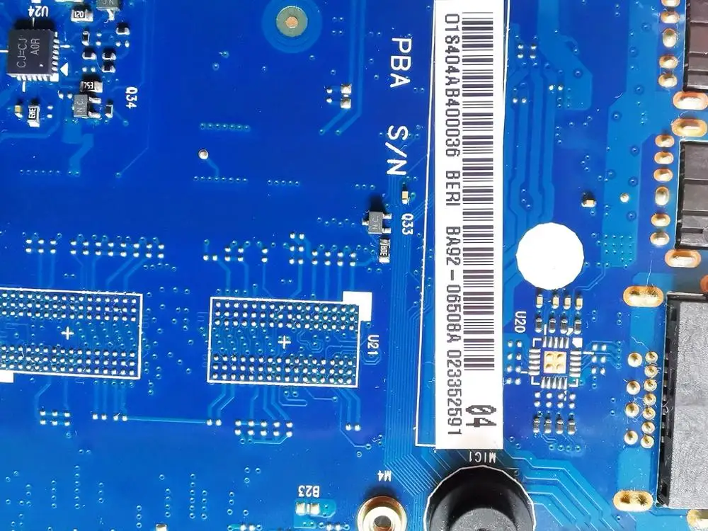 Оригинальное для Samsung P480 Материнская плата ноутбука HM55 BA41-01263A BA92-06508A испытанное