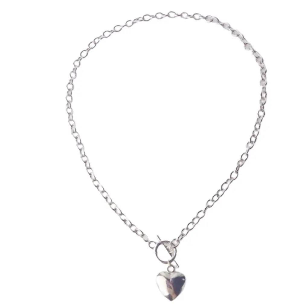 

Goth Baroque Pearl Pendant Choker Necklace Women Collar Kpop Boho Punk Lover Heart Beaded Long Chain Necklace Aesthetic Jewelry