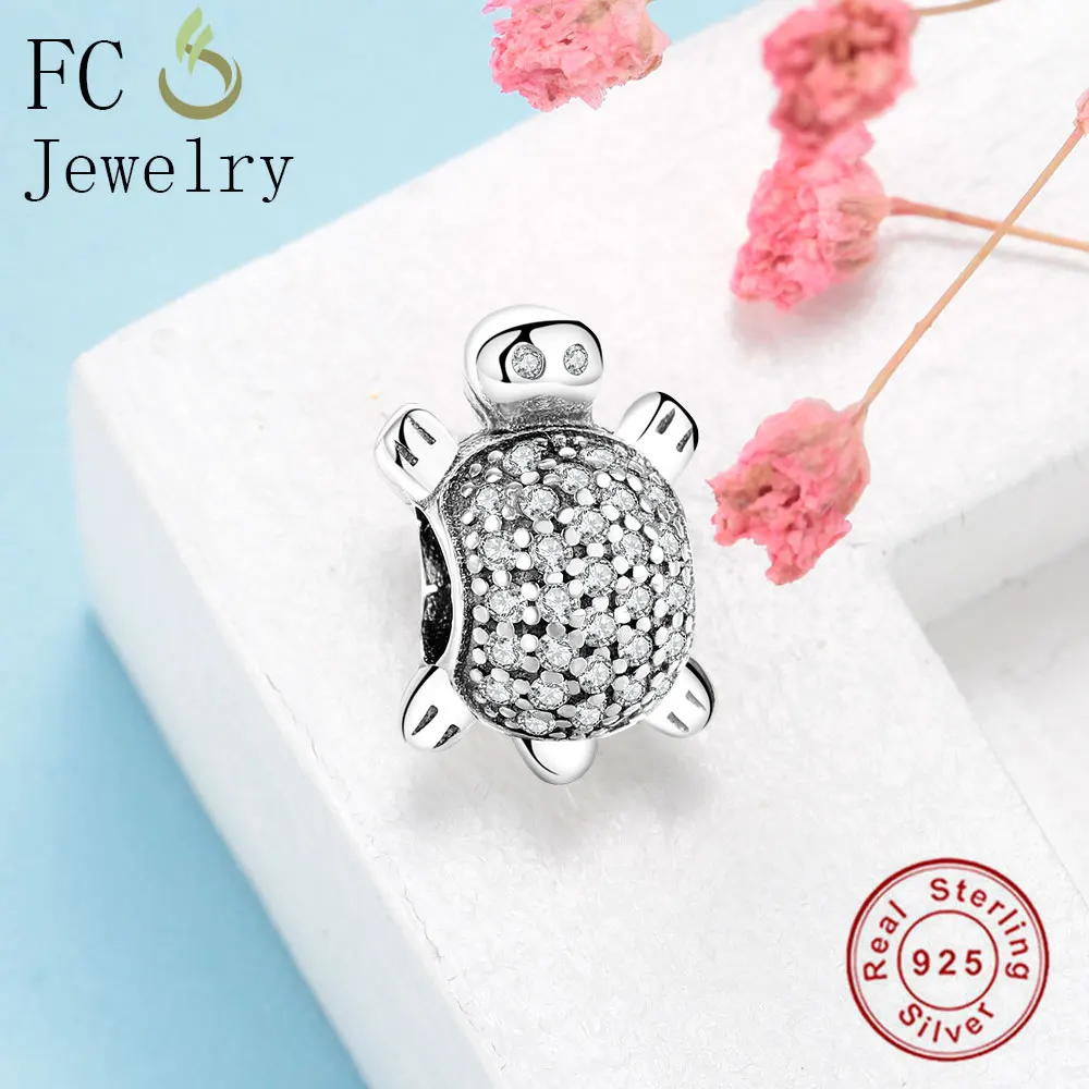 FC Jewelry Fit оригинальные брендовые Подвески браслет 925 пробы серебряные животные
