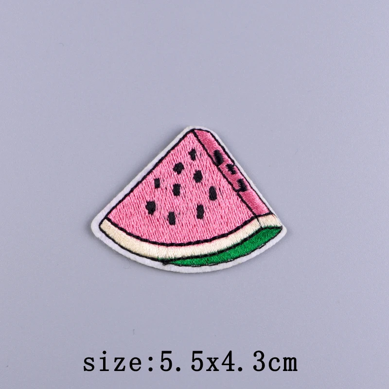 Мультяшные нашивки для еды утюга на одежде вышитые торта одежду полосатые значки