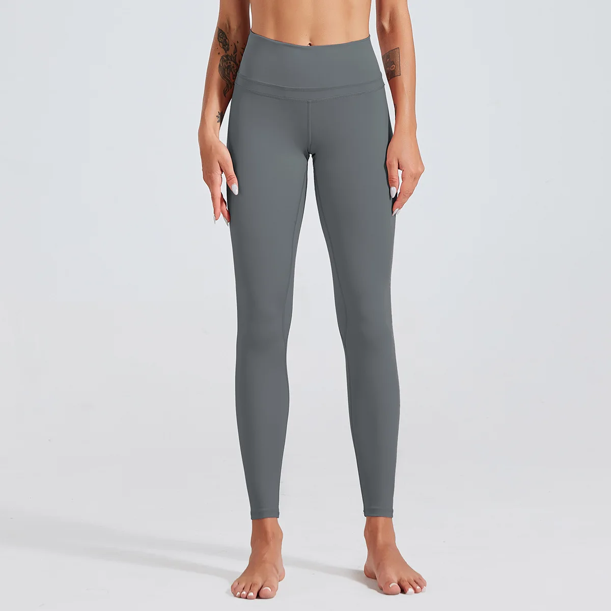 

High waist high stretch yoga pants women's sense of buttocks fitness exercise outdoor leggings breathable yoga pants