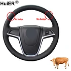 Рука шить чехол рулевого колеса автомобиля из коровьей кожи Обёрточная бумага для Buick Excelle XT GT Encore Opel Mokka Оплетка на руль Volant