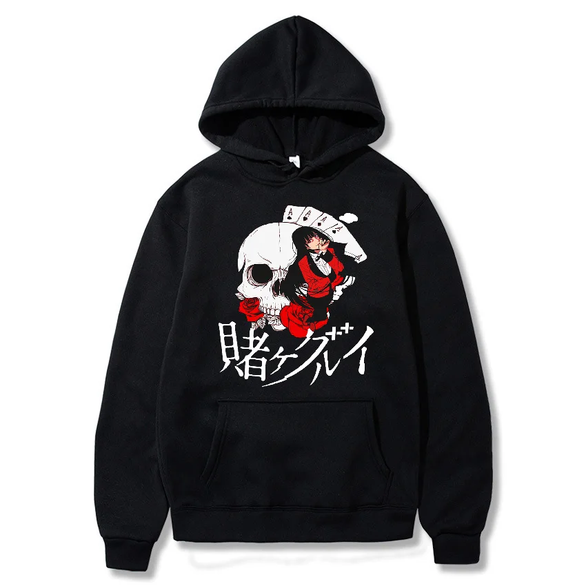 

Kakegurui Hoodie For Men Print Warm Clothing Cartoons Streetwear Fashion Swearshirt