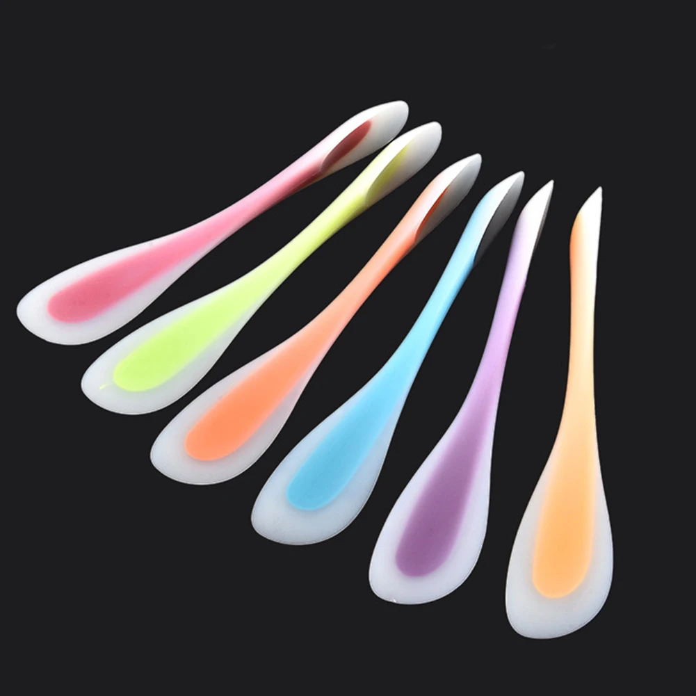 Двойная голова силиконовый скребок для выпечки лопатка торта ложка Мороженое