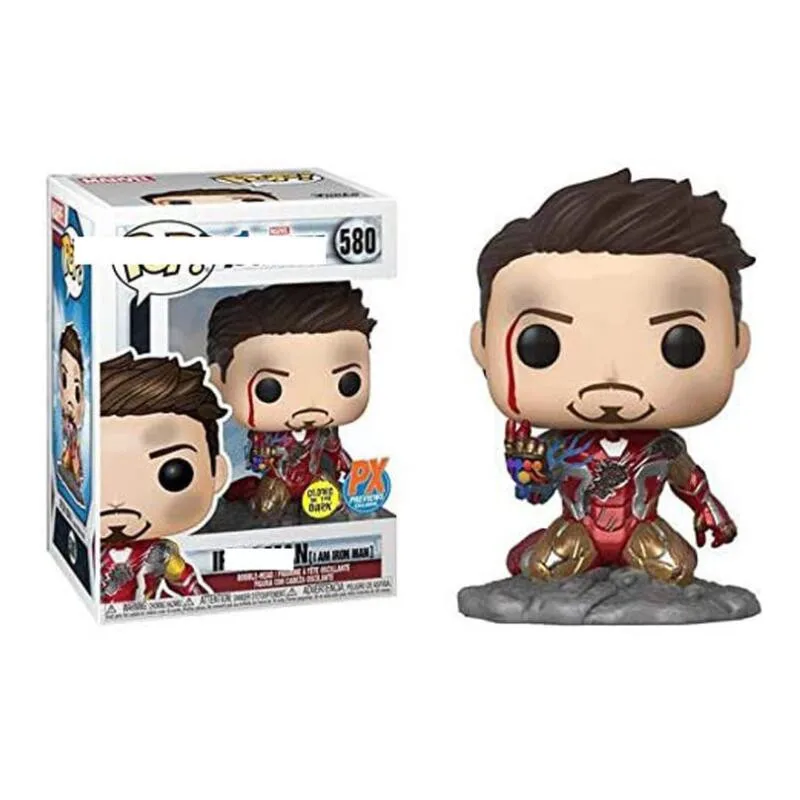 

Xmas Anime The Avengers Iron Man 580# POPS Tony Decor Action Figure Kids Toys