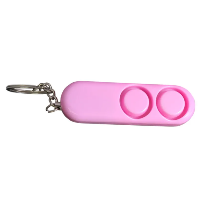 

120dB Self Defense Anti-rape Device Dual Speakers Loud Alarm Keychain Bag Pendant Alert Attack Panic Safety Personal Security