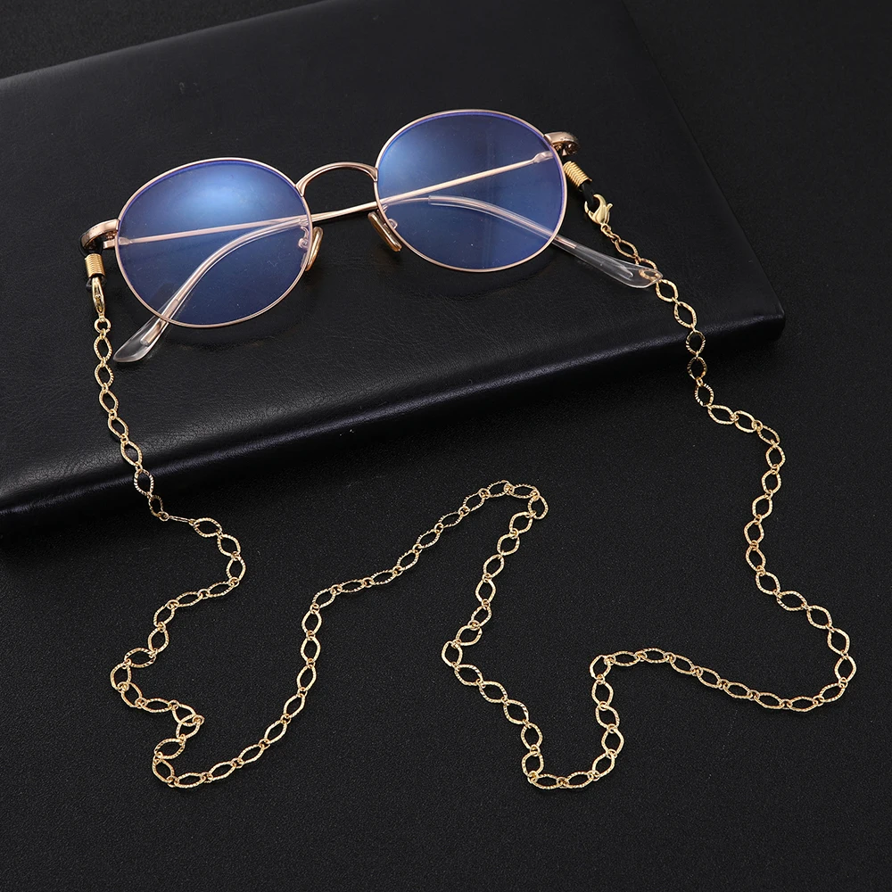 Металлический ремешок для очков в форме полой геометрической формы шикарный