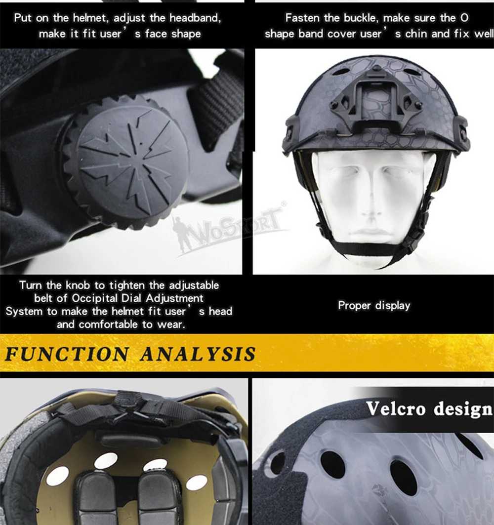 Страйкбол MH/PJ камуфляж ABS спорт OutdoorTactical Быстрый Шлем с NVG крепление направляющей встроенный циферблат внутренний комплект размер L