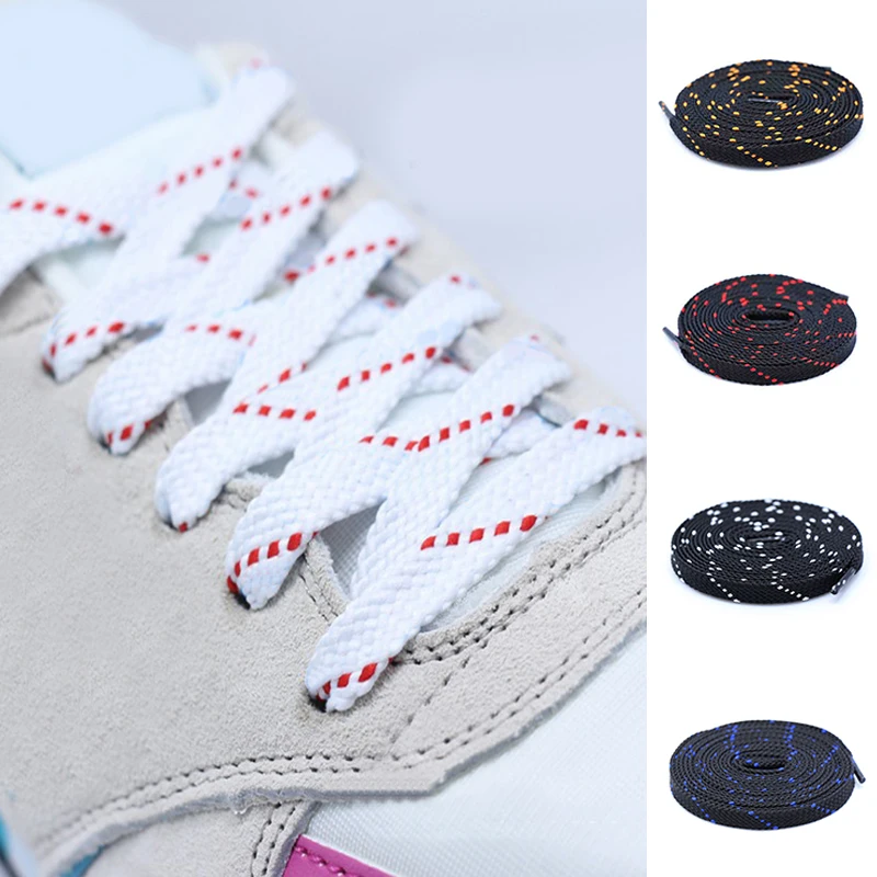 

Classic Black White Shoes Laces Athletic Sports Flat Shoelaces For Sneakers 100/120/140cm Shoelaces DIY Replacement Shoelaces
