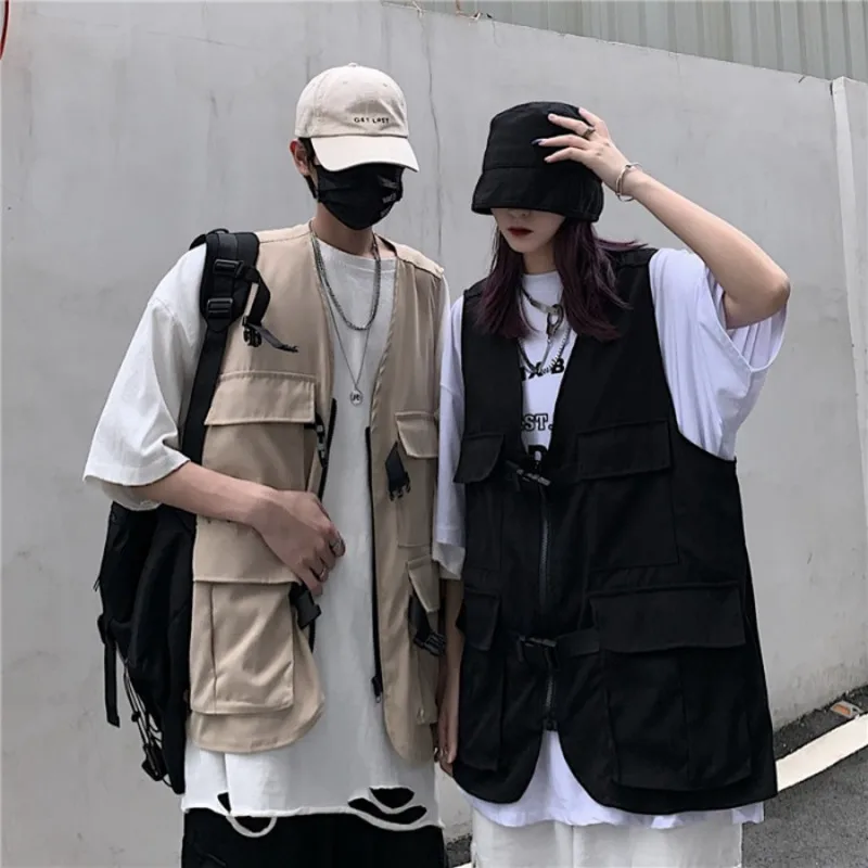 Мужской Хлопковый жилет однотонный с карманами | Мужская одежда