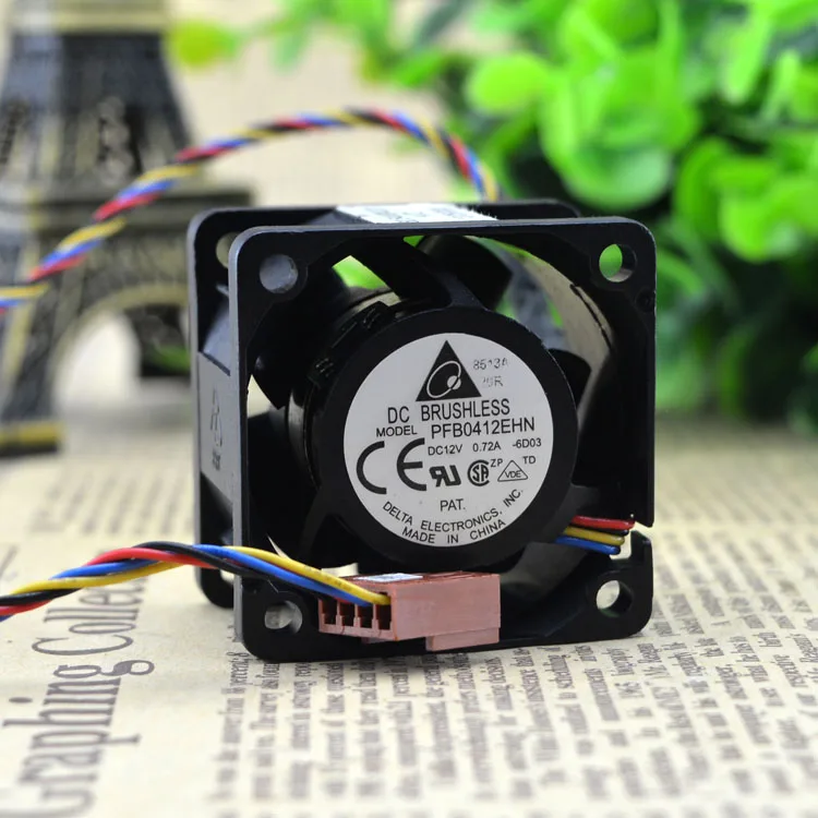 

Delta PFB0412EHN-SP12 4028 4CM 12V 0.72A Ultra-Violent Double Ball Cooling Fan