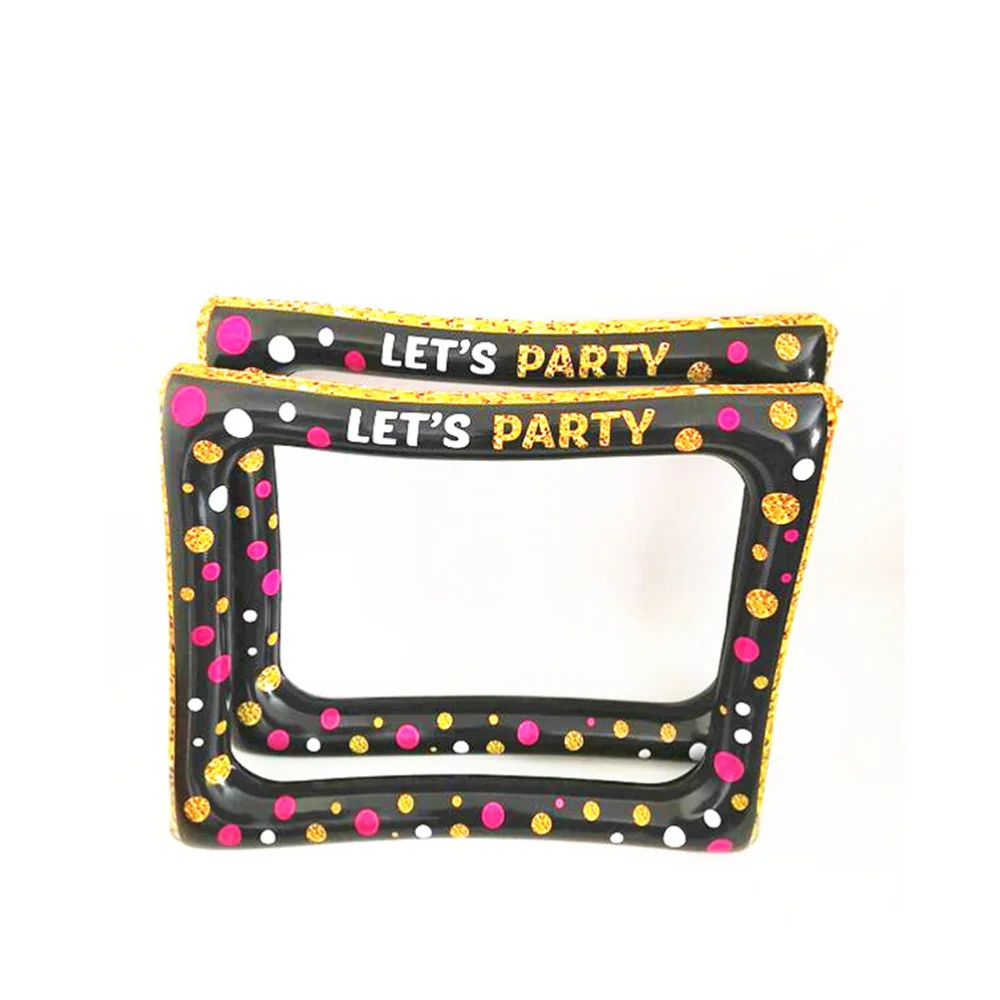 

New Year Photo Frame Inflatable Photo Frame Hand-held Photo Prop Photography Accessories Party Supplies