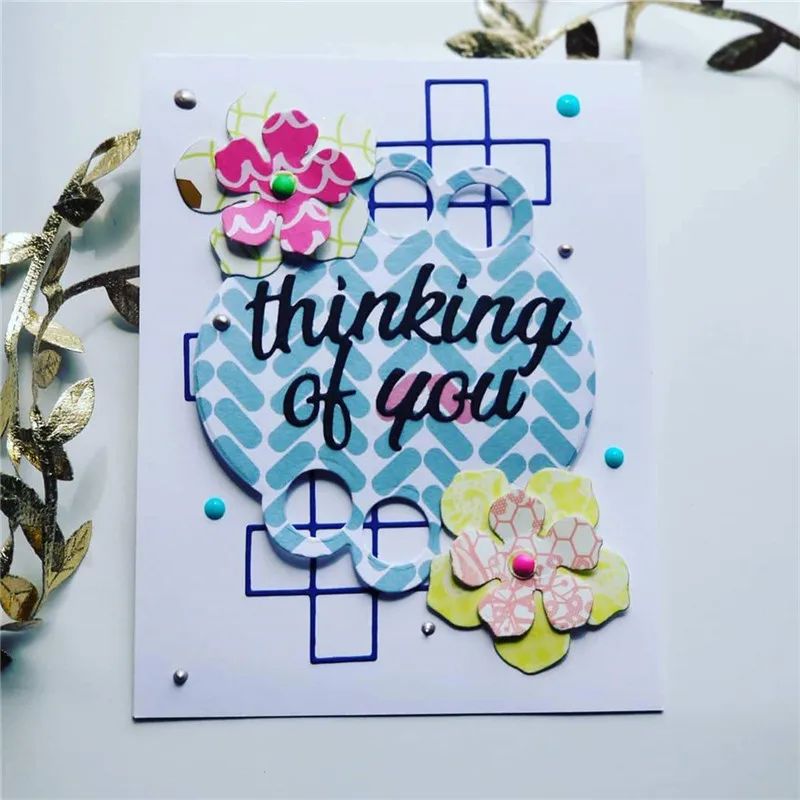 DiyArts штампы Missing You письмо девушка Бумага Ремесло Металл умереть для скрапбукинга