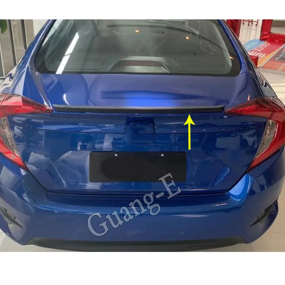 

Автомобильный Стайлинг задний Задний Спойлер боковой треугольник крыло окно ободок отделка наклейки части 1 шт. для Honda Civic 10th Sedan 2019 2020 2021