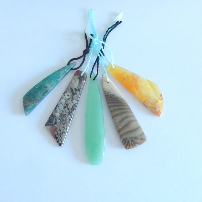 Натуральный аммонит Foss il зеленый авантюрин желтый опал Синий Апатит кулон набор