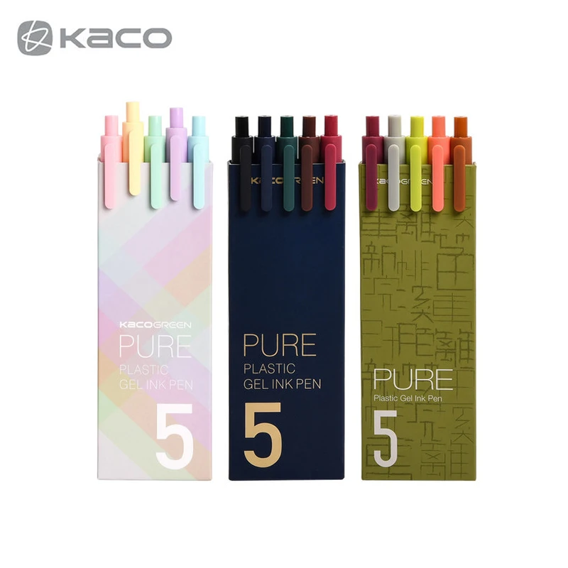 Xiaomi KACO Sign Pen гелевая ручка 0 5 мм Заправка гладких чернил для письма прочная