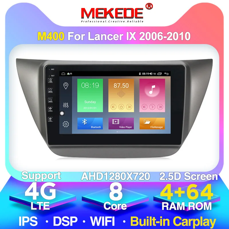 2.5D IPS Android DSP автомобильный радиоприемник мультимедийный авто для MITSUBISHI LANCER IX