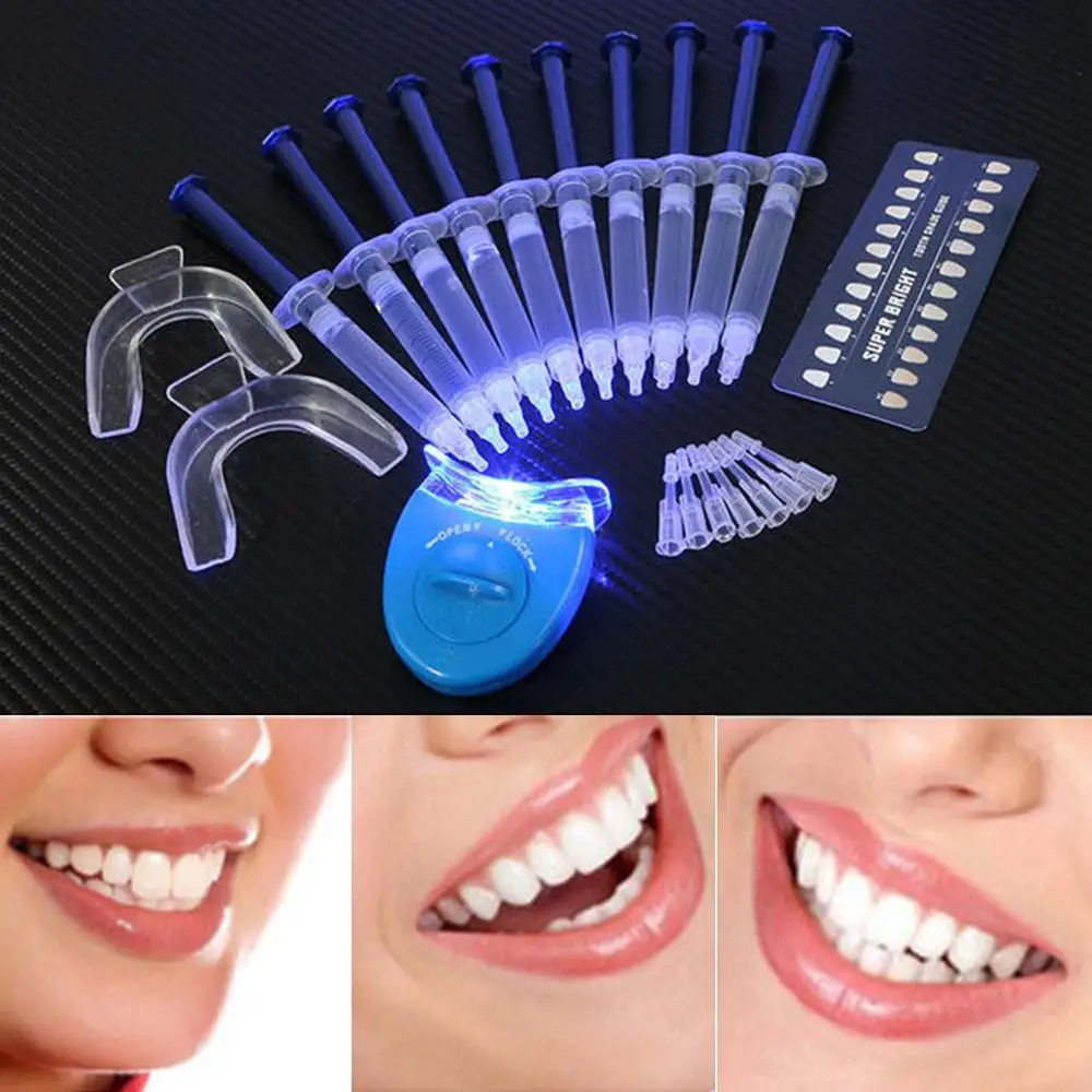 Одежда высшего качества 44% отбеливание зубов комплект Системы яркий белый