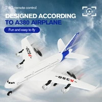hot gyro airplane airbus a380 p520 rc airplane foam toys 2 4g fixed wing plane outdoor toys drone easy fly children gift
