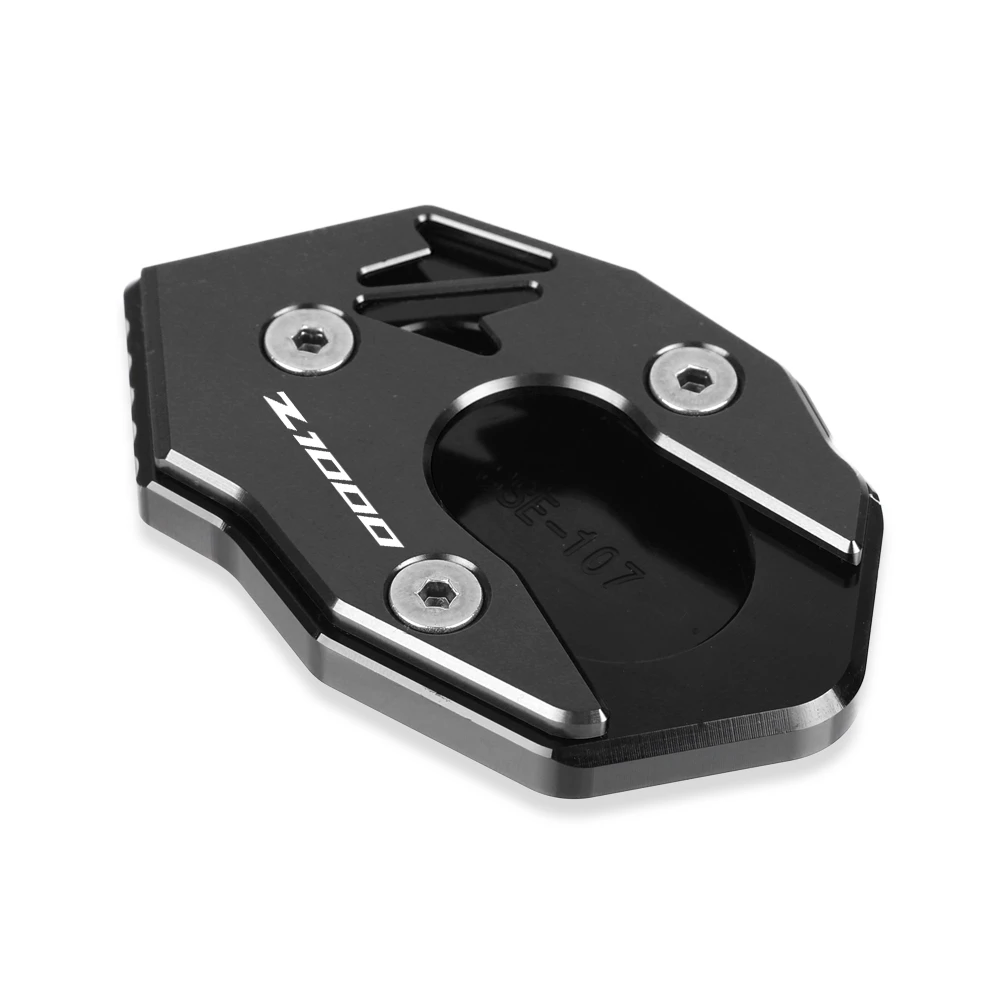 

Kickstand CNC Foot Side Stand Extension Base Enlarger Plate Pad For KAWASAKI Z1000 2010 2011 2012 2013 2014 2015 2016 2017-2020