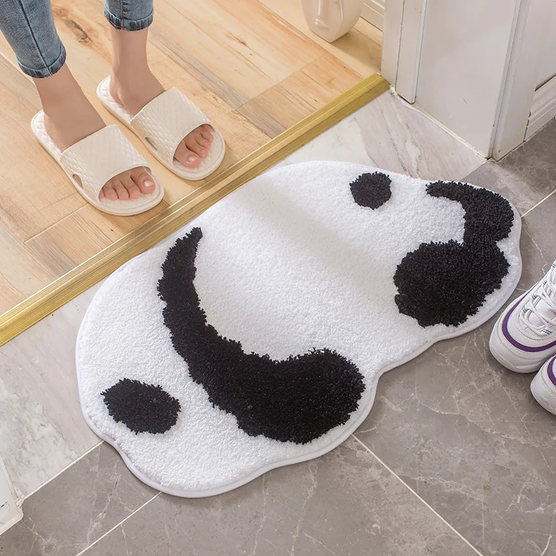 

2023 Kids Cute Cartoon Floor Door Bath Rug Bathroom Mats Highly Absorbent Quick Dry Antiskid Bear Soft Embroid Corner Seat