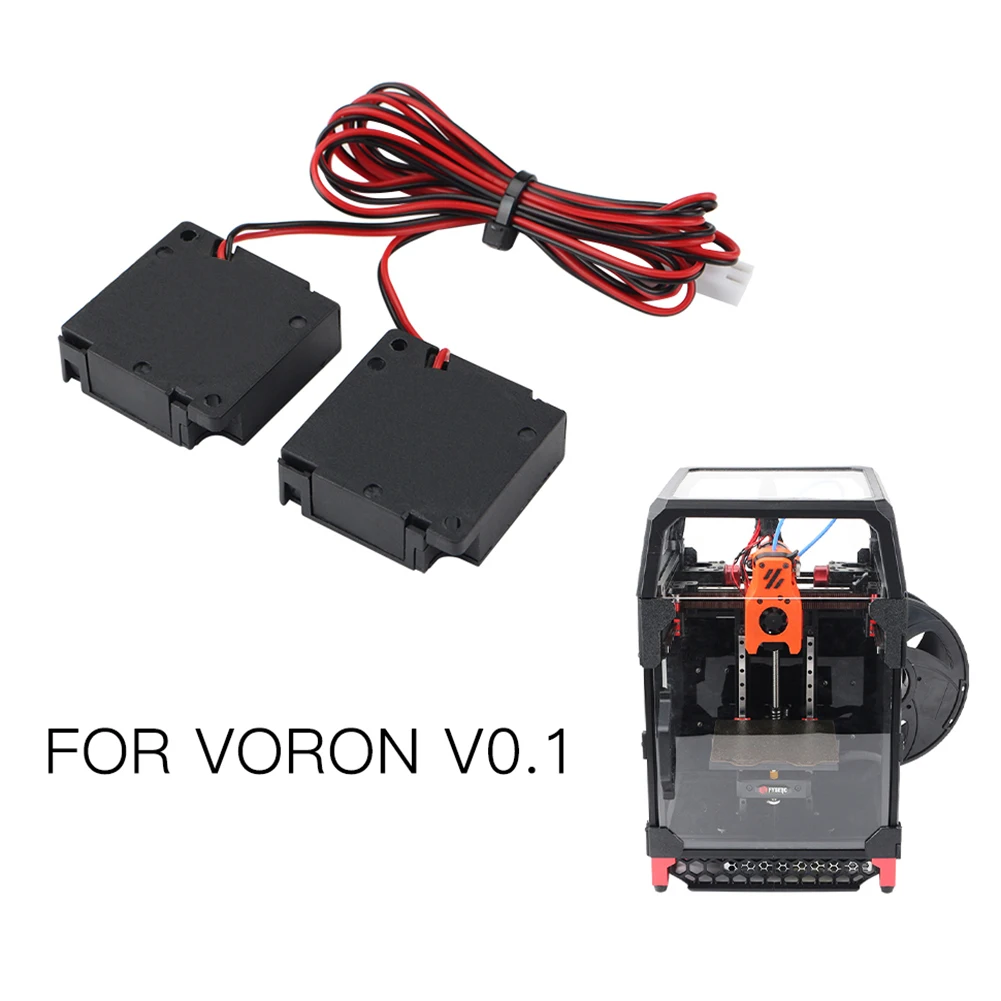 

3D Printer Cooler Fan for Voron 0.1 3D Printer Double Cooler Fan 3010 Turbo Heat Dissipation Accessory