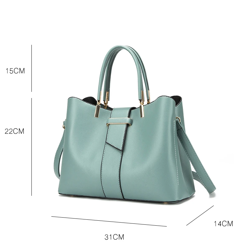 

2021 New Casual Solid Colour Shoulder Bag Fashion Wild Messenger Brand Female Totes Crossbody Bags Women Leather Handbag