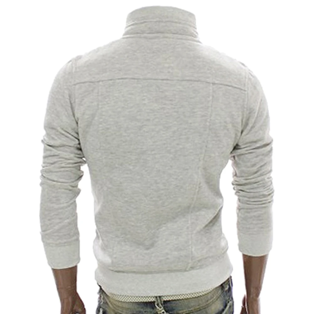 Мужские куртки на молнии осенне зимнее повседневное флисовое пальто куртка