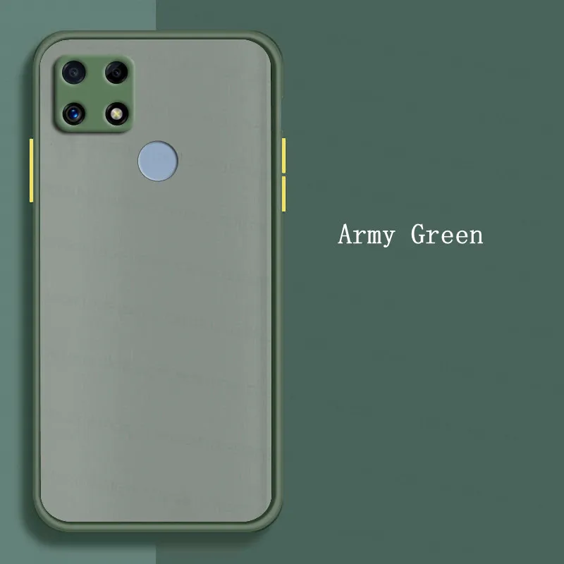 for realme c25s case for realme c25s c25 c21 c21y c11 cover silicone matte translucent shockproof bumper coque for realme c25s free global shipping