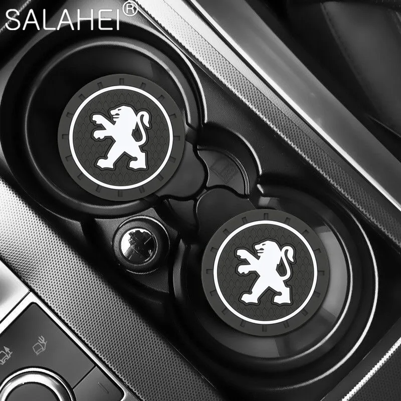 Автомобильный держатель для стакана воды 2 шт. подставка нескользящая внутреннее