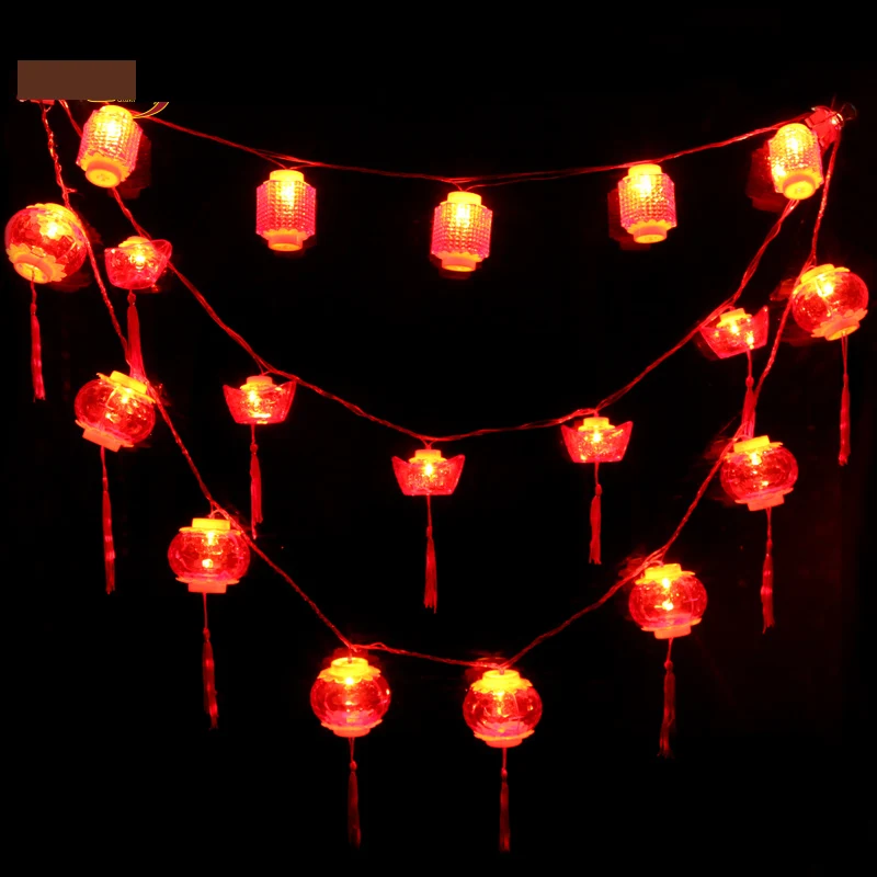 

Новогодние гирлянды-фонарики, весенние праздничные подвесные украшения, светодиодные маленькие гирлянды для комнаты, праздничные светильники с новогодним небом и звездами